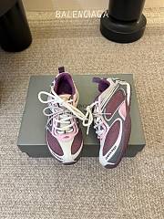 Balenciaga Radar Gradient Lines Sneaker In Purple, Grey, Pink And White - 3