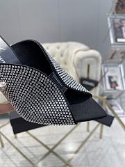 Giuseppe Zanotti Intriigo Sparkle Black Synthetic Fabric With Satin Effect 105mm - 4