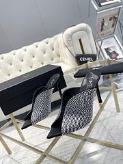 Giuseppe Zanotti Intriigo Sparkle Black Synthetic Fabric With Satin Effect 105mm - 3