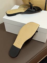 Dior Bow Slide Black Lambskin - 5