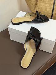Dior Bow Slide Black Lambskin - 4