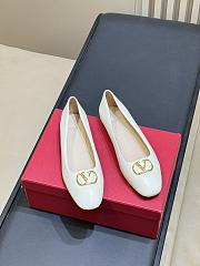 Valentino VLogo Signature Ballerina In Nappa Butter - 1