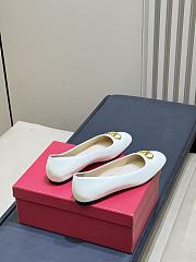 Valentino VLogo Signature Ballerina In Nappa Butter - 5
