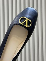 Valentino VLogo Signature Ballerina In Nappa Black - 4