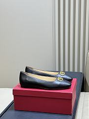Valentino VLogo Signature Ballerina In Nappa Black - 2