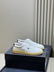 Chanel Trainers Velvet Calfskin & Calfskin White & Black G47271 - 1