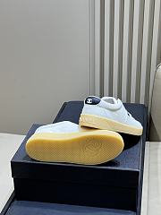 Chanel Trainers Velvet Calfskin & Calfskin White & Black G47271 - 4