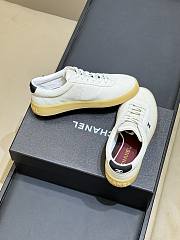 Chanel Trainers Velvet Calfskin & Calfskin White & Black G47271 - 2