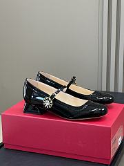 Roger Vivier Tres Vivier Mary Janes In Patent Leather - 1