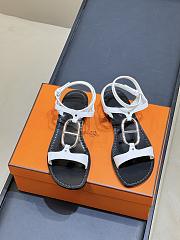 Hermes Marinella Sandal White - 6
