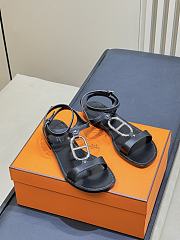 Hermes Marinella Sandal Black - 3