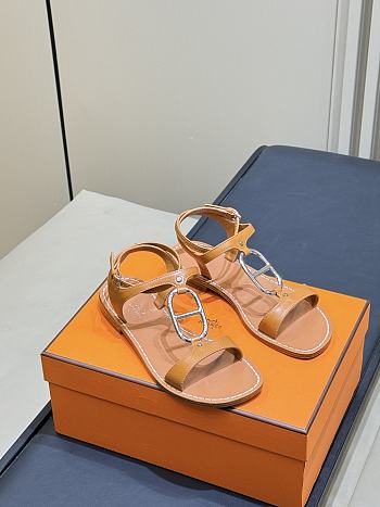 Hermes Marinella Sandal Brown