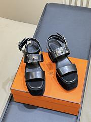 Hermes Jane Ballet Flat Black - 4