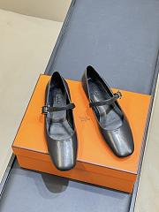Hermes Jane Ballet Flat Black - 2