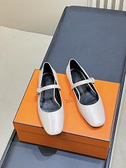 Hermes Jane Ballet Flat Beige - 3