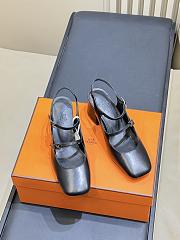 Hermes Jackie 50 Pump Black - 2
