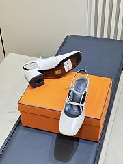 Hermes Jackie 50 Pump Beige - 5