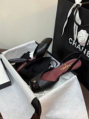 Chanel Slingbacks Lambskin & Patent Calfskin Black  - 3
