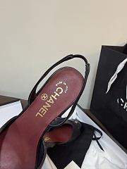 Chanel Slingbacks Lambskin & Patent Calfskin Black  - 2