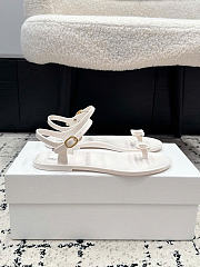 Celine Jelly Bay Sandal In Eco Certified PVC White - 5
