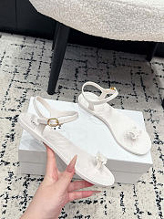 Celine Jelly Bay Sandal In Eco Certified PVC White - 3
