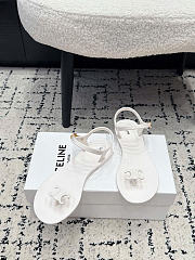 Celine Jelly Bay Sandal In Eco Certified PVC White - 2