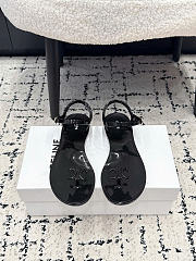 Celine Jelly Bay Sandal In Eco Certified PVC Black - 1