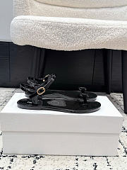 Celine Jelly Bay Sandal In Eco Certified PVC Black - 4