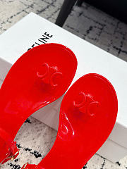 Celine Jelly Bay Sandal In Eco Certified PVC Red - 6