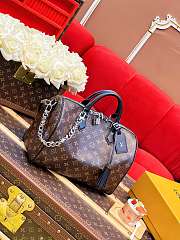LV Speedy Soft 30 Dark Monogram Canvas Black M12243 - 30x21x17cm - 2