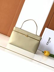 Celine Rectangle In Supple Calfskin Deep Ivory - 24x14x6cm - 6