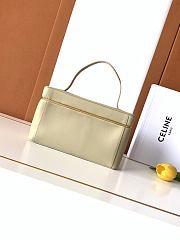Celine Rectangle In Supple Calfskin Deep Ivory - 24x14x6cm - 5