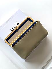 Celine Rectangle In Supple Calfskin Deep Ivory - 24x14x6cm - 3