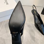 Celine Slingback Alma In Patent Calfskin Black 50mm - 5