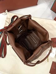 Loro Piana Micro Bale Softy Bag Lambskin Brown - 15x13x13cm - 2