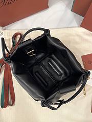 Loro Piana Micro Bale Softy Bag Lambskin Black - 15x13x13cm - 4