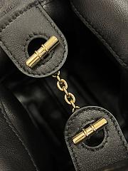 Loro Piana Micro Bale Softy Bag Lambskin Black - 15x13x13cm - 2