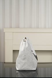 Chanel Small Tote Denim, Calfskin & Gold Metal White & Black AS6191 - 43x20x17cm - 6