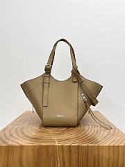 Loewe Hammock Flip Bag In Classic Calfskin Brown - 22.5x21x15cm - 1