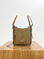 Loewe Hammock Flip Bag In Classic Calfskin Brown - 22.5x21x15cm - 3