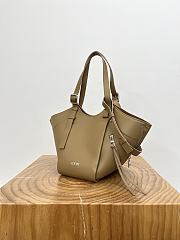 Loewe Hammock Flip Bag In Classic Calfskin Brown - 22.5x21x15cm - 2