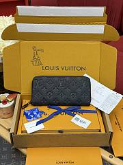 LV Zippy Wallet Horizontal Monogram Taurillon Leather Black M11721 - 21x10x2.5cm - 6
