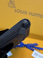 LV Zippy Wallet Horizontal Monogram Taurillon Leather Black M11721 - 21x10x2.5cm - 5