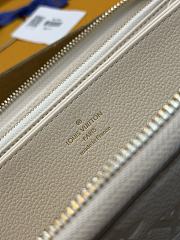 LV Zippy Wallet Monogram Empreinte Leather Cream M82212 - 19.5x10.5x2.5cm - 3