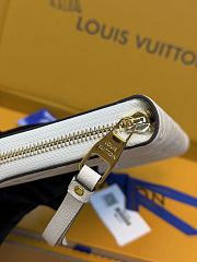 LV Zippy Wallet Monogram Empreinte Leather Cream M82212 - 19.5x10.5x2.5cm - 2