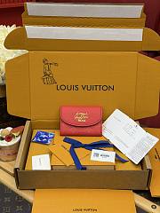 LV Rosalie Coin Purse Monogram Empreinte Leather Strawberry Pink M27481 - 12x9.5x2.5cm - 6