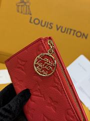 LV Lisa Wallet Monogram Empreinte Leather Strawberry Pink M28271 - 11.5x9x1.5cm  - 2