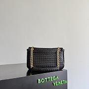 Bottega Veneta Madison Lambskin Black 876648 - 27x16x6cm - 6