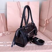 Miumiu Nappa Leather Handbag Black 5BA333 - 29x15x13cm - 4