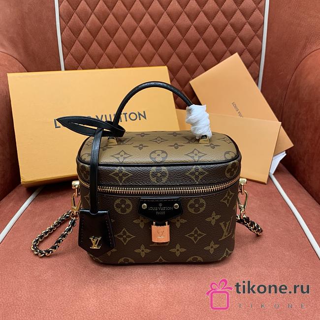 LV Vanity PM Monogram and Monogram Reverse Canvas M47128 - 19x11x13cm - 1